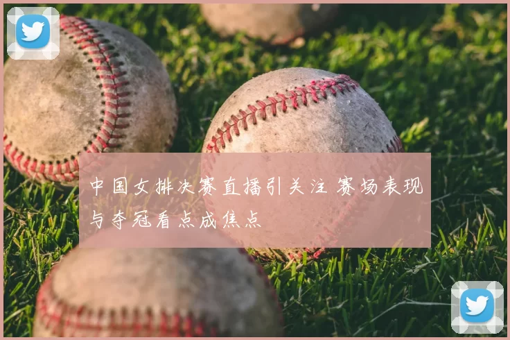 中国女排决赛直播引关注 赛场表现与夺冠看点成焦点